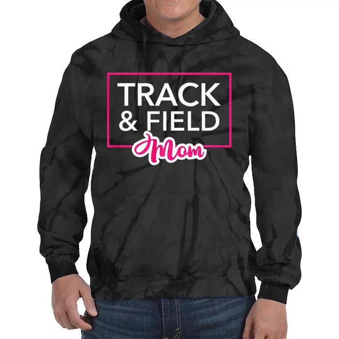 Track And Field Mom Running Mom Tie Dye Hoodie