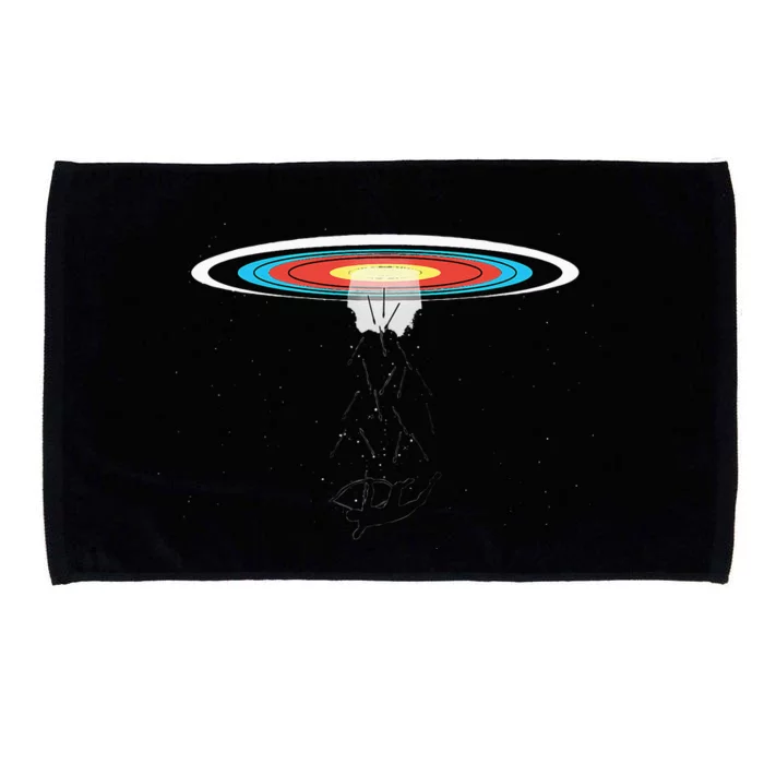 Traditional Archery Funny Ufo Archery Target Recurve Bow Microfiber Hand Towel