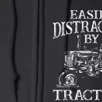 Tractor Art Farming Agriculture Farmer Truck Full Zip Hoodie