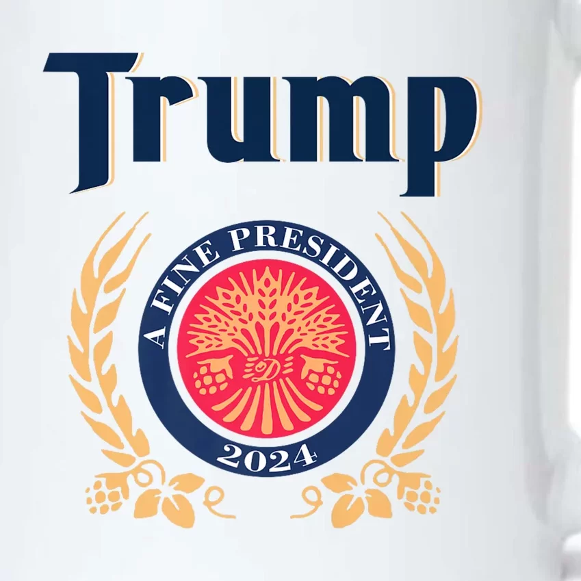 Trump A Fine President 2024 Black Color Changing Mug