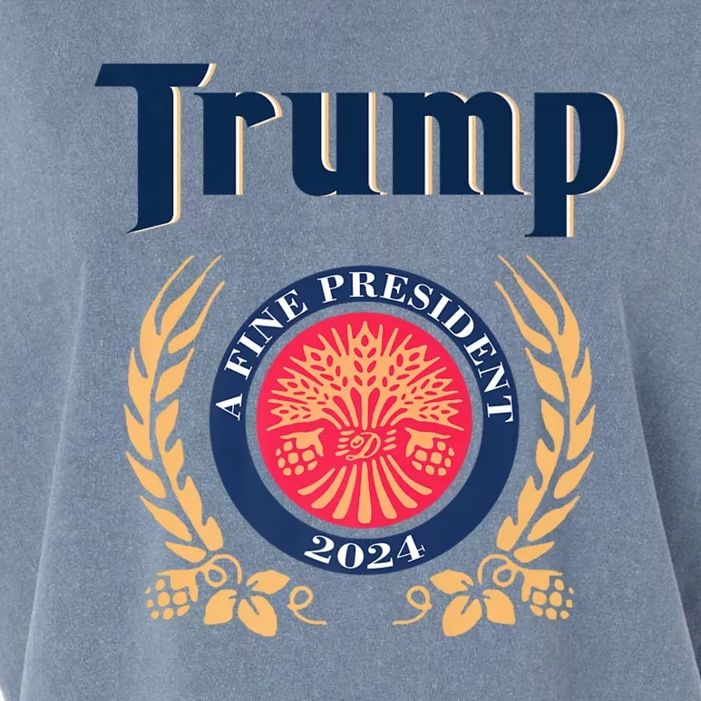 Trump A Fine President 2024 Garment-Dyed Women's Muscle Tee