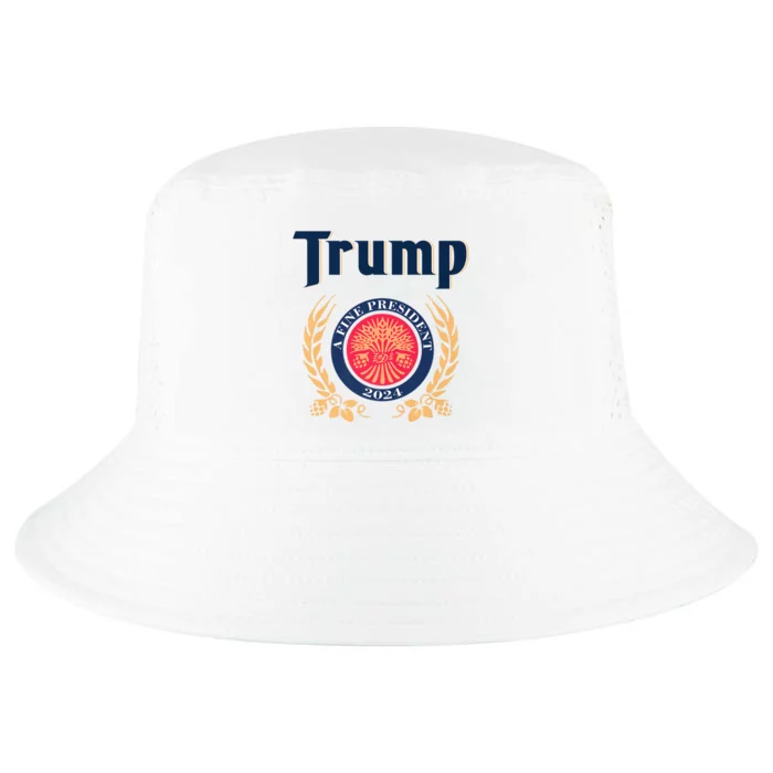 Trump A Fine President 2024 Cool Comfort Performance Bucket Hat