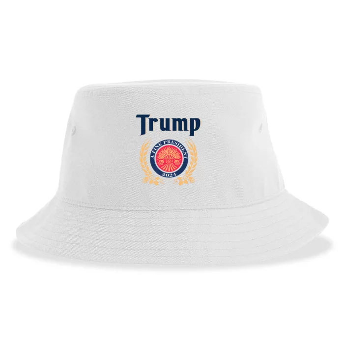 Trump A Fine President 2024 Sustainable Bucket Hat