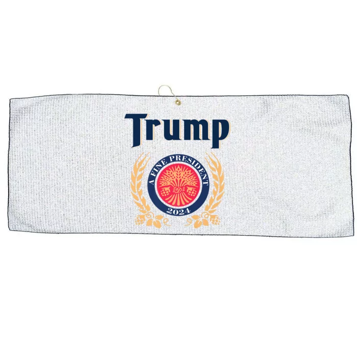 Trump A Fine President 2024 Large Microfiber Waffle Golf Towel