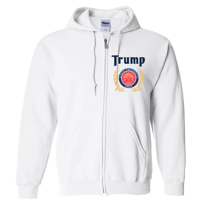 Trump A Fine President 2024 Full Zip Hoodie