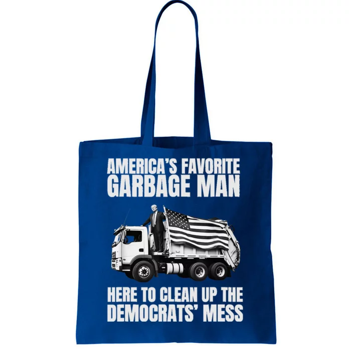 Trump AmericaS Favorite Garbage Man Trash Truck Photo Maga Tote Bag