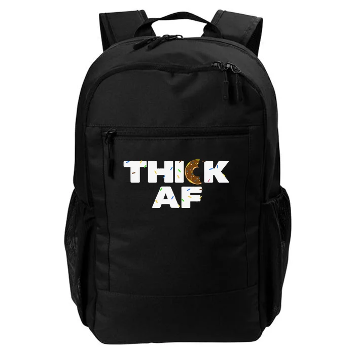 Thick AF Funny Donut Fitness Weightlifting Daily Commute Backpack