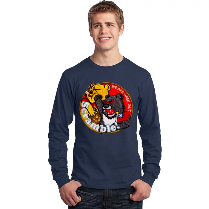 Taiwan Air Force Badge Tall Long Sleeve T-Shirt