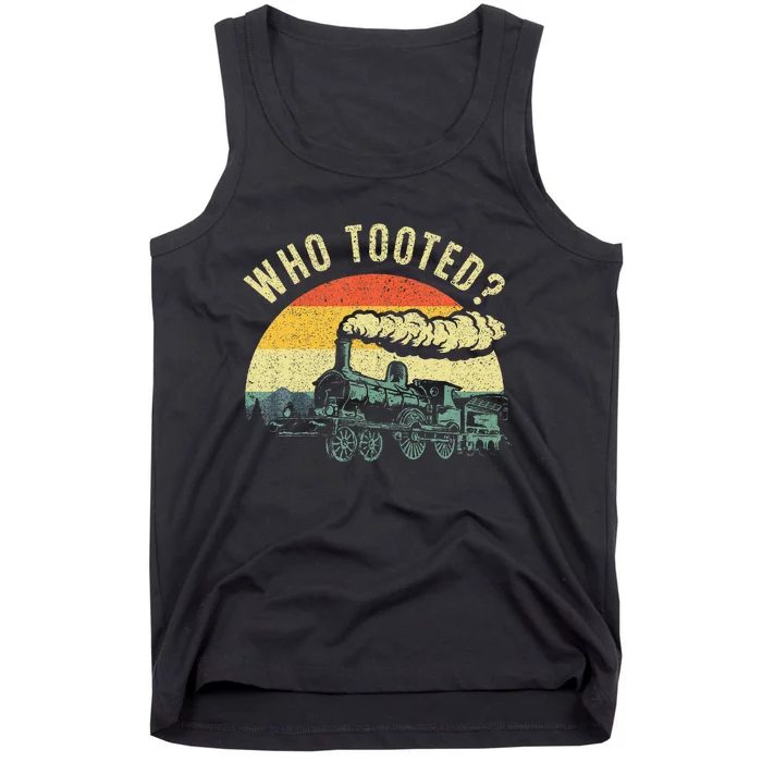 Train Art For Women Train Collector Railroad Lover Tank Top