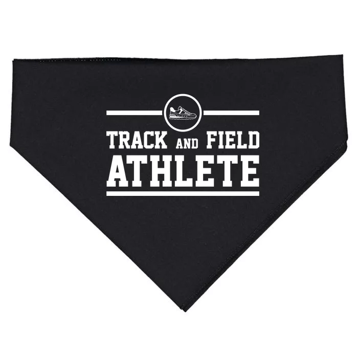 Track And Field Athlete Gift USA-Made Doggie Bandana