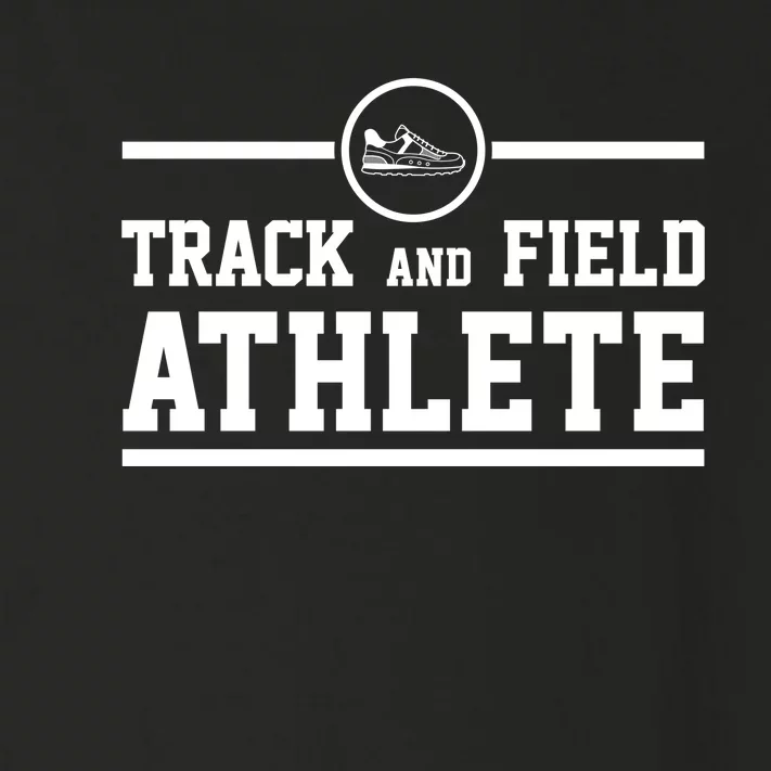 Track And Field Athlete Gift Toddler Long Sleeve Shirt