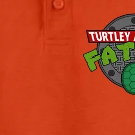 Turtley Awesome Father Awesome Fathers Day Dry Zone Grid Performance Polo