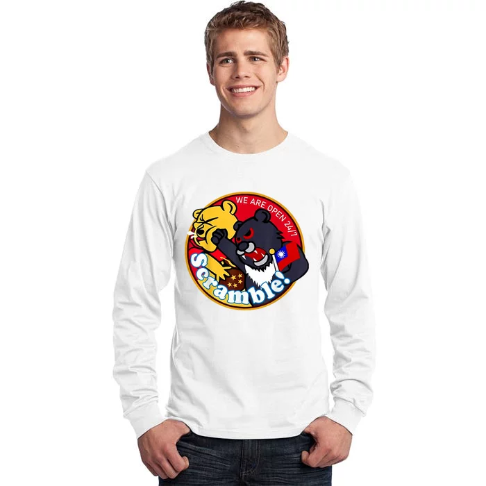 Taiwan Air Force Badge Tall Long Sleeve T-Shirt