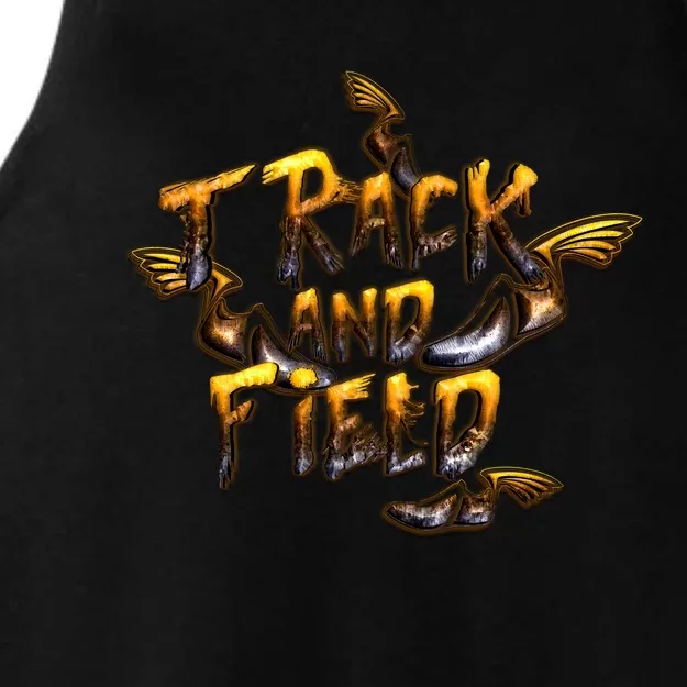 Track And Field Ladies Tri-Blend Wicking Tank