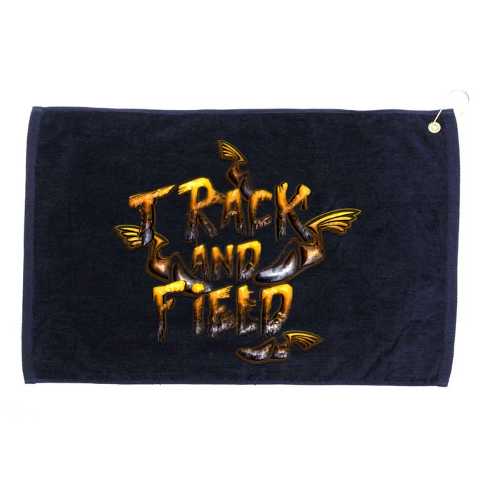 Track And Field Grommeted Golf Towel