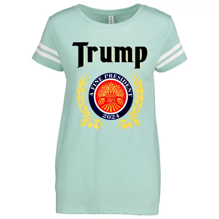 Trump A Fine President 2024 Enza Ladies Jersey Football T-Shirt