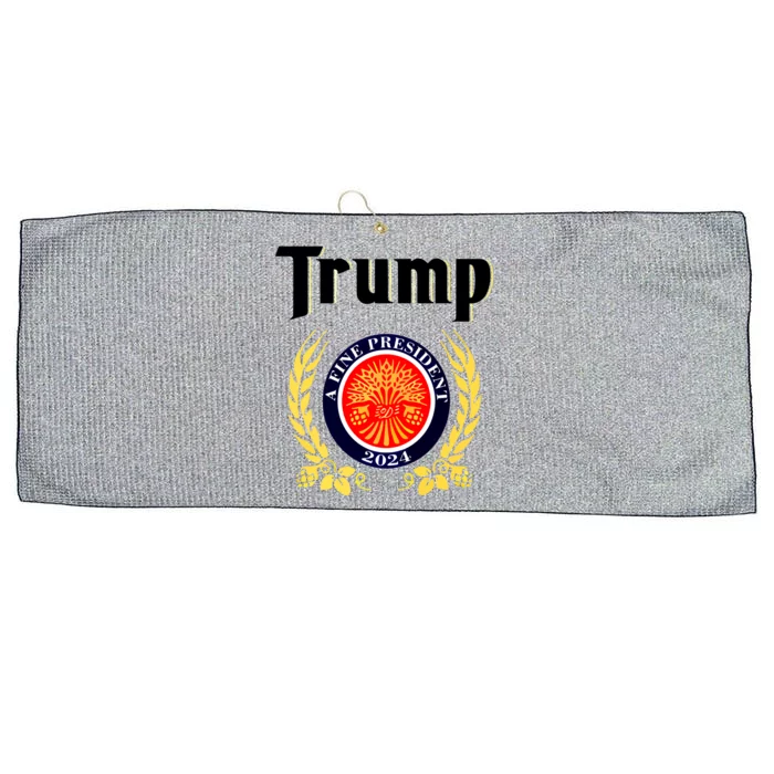 Trump A Fine President 2024 Large Microfiber Waffle Golf Towel