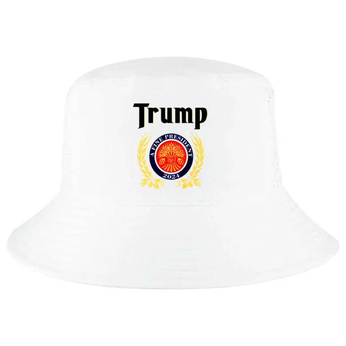 Trump A Fine President 2024 Cool Comfort Performance Bucket Hat