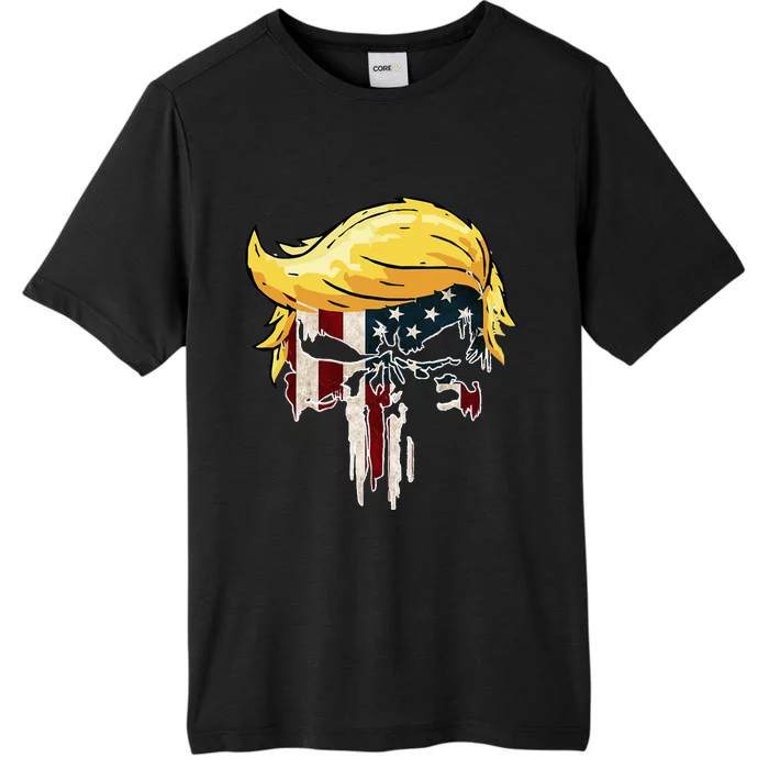 Trump American Flag 2024 Second Term Reelection ChromaSoft Performance T-Shirt