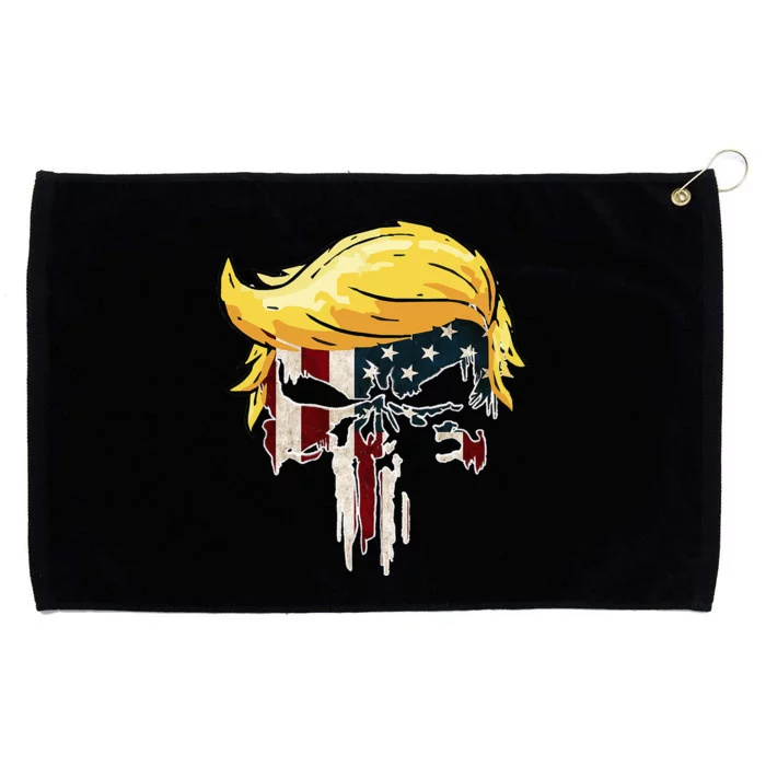 Trump American Flag 2024 Second Term Reelection Grommeted Golf Towel