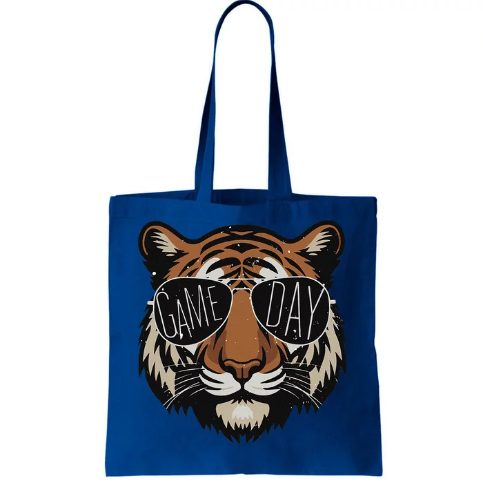 Touchdown American Football Game Day Thanksgiving Tiger Coo Tote Bag