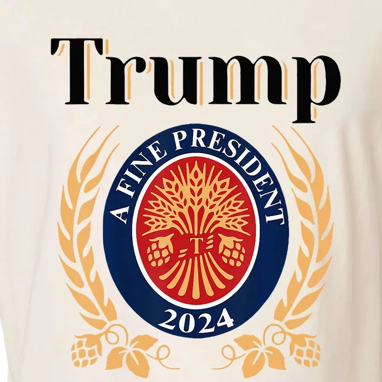 Trump A Fine President 2024 Re Election 2024 Garment-Dyed Women's Muscle Tee