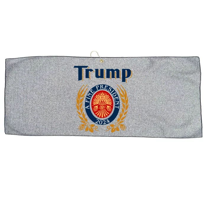 Trump A Fine President 2024 Large Microfiber Waffle Golf Towel