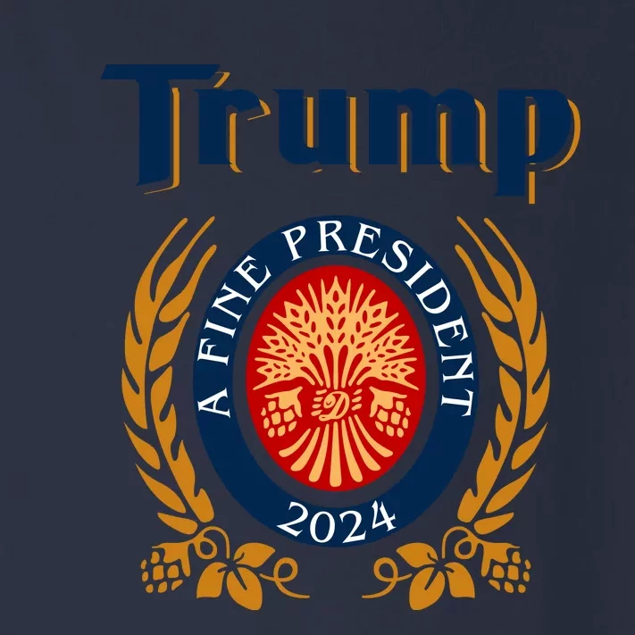 Trump A Fine President 2024 Toddler Long Sleeve Shirt