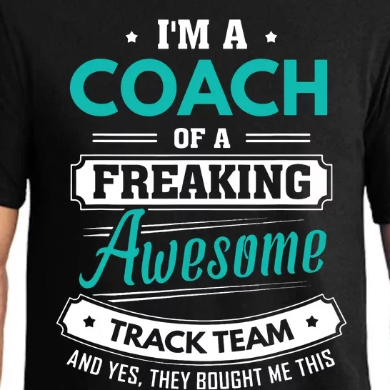 Track And Field Coach Track Team Coach Gift Pajama Set