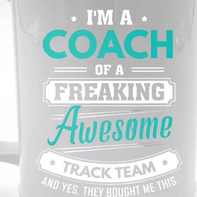 Track And Field Coach Track Team Coach Gift Front & Back Beer Stein