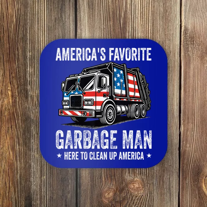 Trump AmericaS Favorite Garbage Man Trump In Trash Truck Coaster