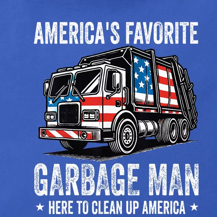 Trump AmericaS Favorite Garbage Man Trump In Trash Truck Zip Tote Bag