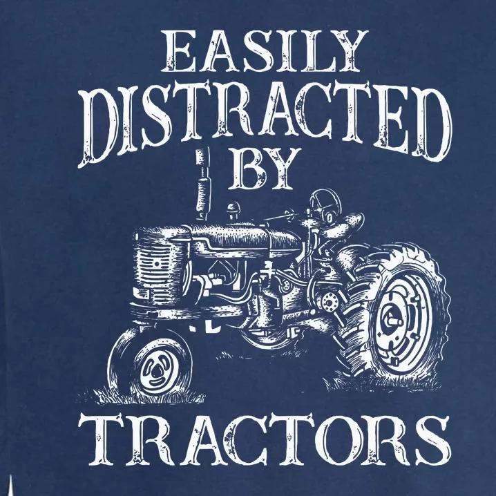 Tractor Art For Women Farming Agriculture Farmer Truck Garment-Dyed Sweatshirt