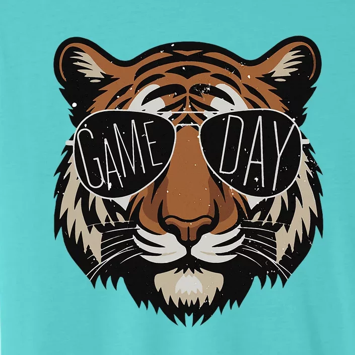 Touchdown American Football Game Day Thanksgiving Tiger Cool ChromaSoft Performance T-Shirt