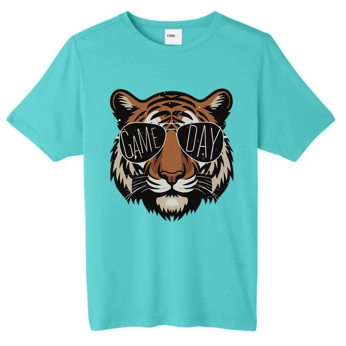 Touchdown American Football Game Day Thanksgiving Tiger Cool ChromaSoft Performance T-Shirt