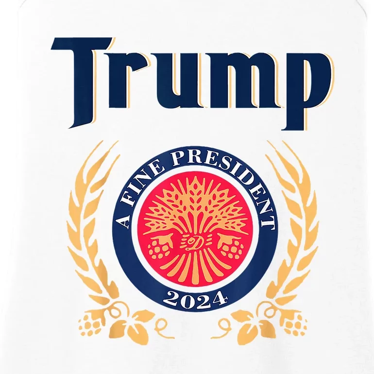 Trump A Fine President 2024 Take America Back Election Ladies Essential Tank