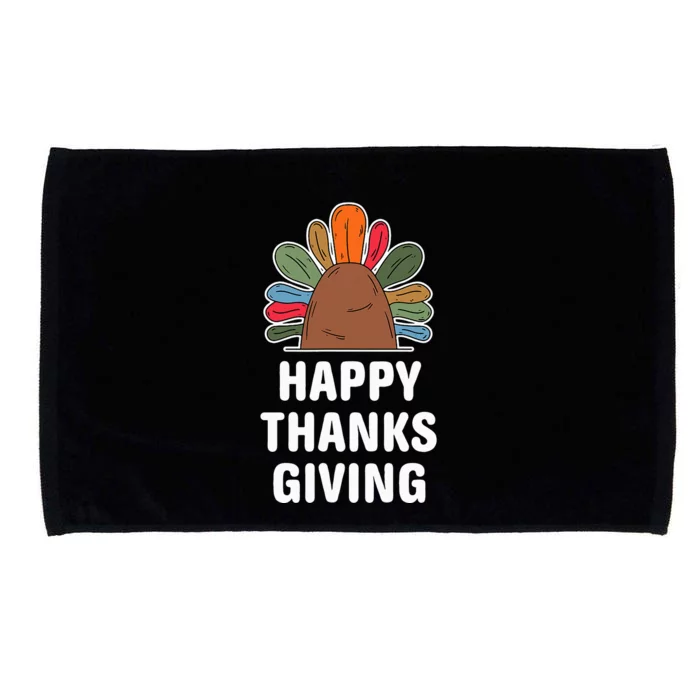 Thankful Autumn Fall Design Harvest Celebration Microfiber Hand Towel