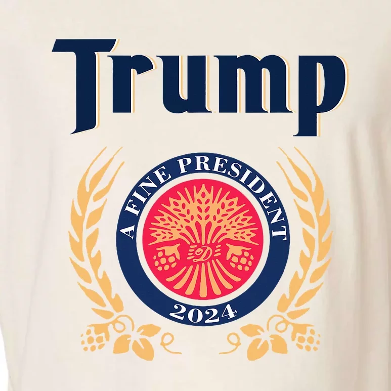 Trump A Fine President 2024 Garment-Dyed Women's Muscle Tee