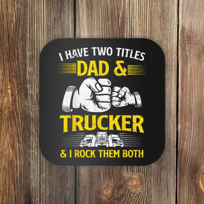 Trucker Accessories For Truck Driver Coaster