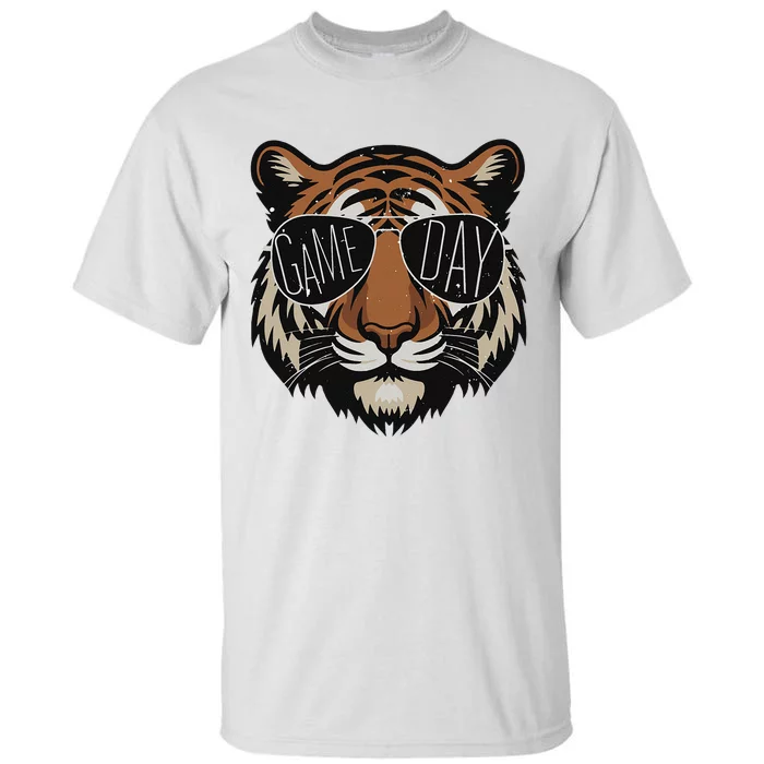 Touchdown American Football Game Day Thanksgiving Tiger Cool Tall T-Shirt