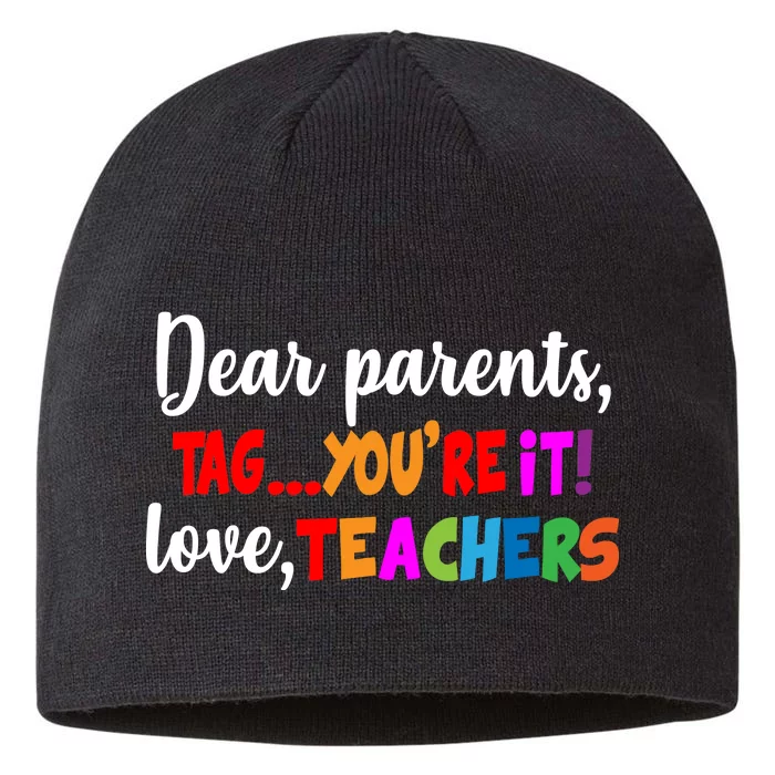 Tag You're It Love Teachers 8 1/2in Sustainable Knit Beanie