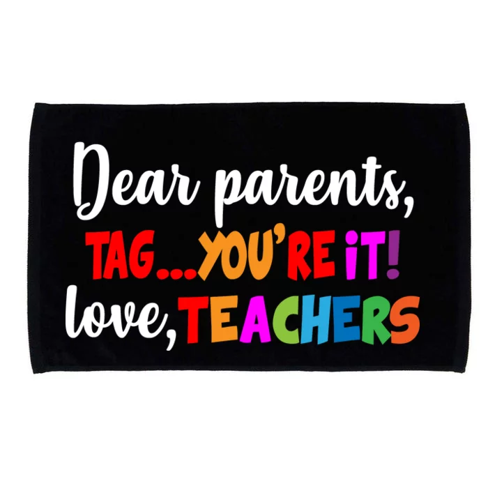 Tag You're It Love Teachers Microfiber Hand Towel