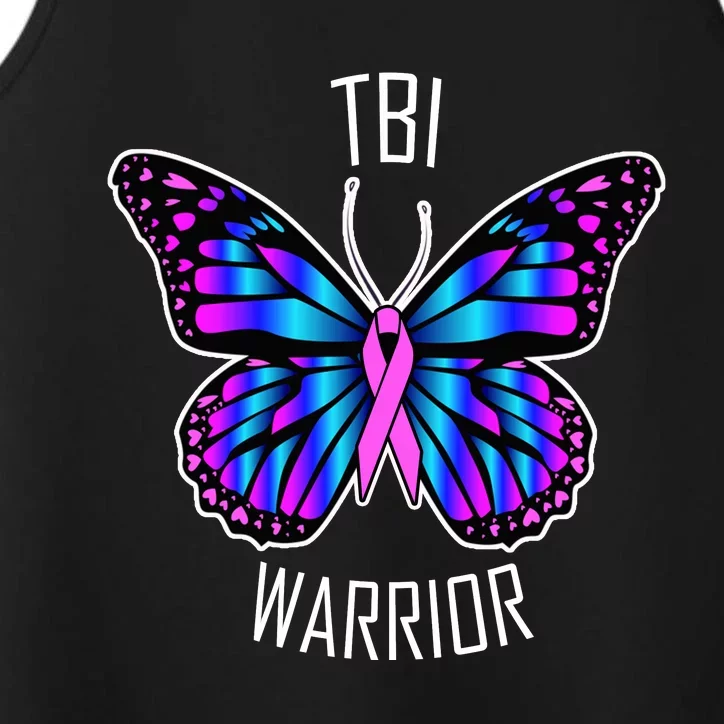 TBI Awareness Gift Great Gift Traumatic Brain Injury Present Cool Gift Performance Tank