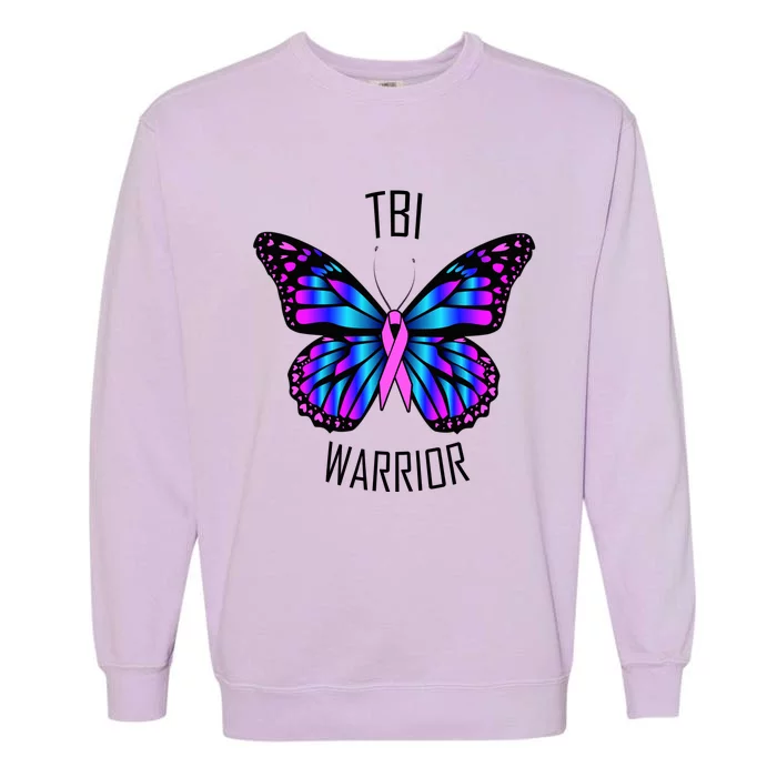 TBI Awareness Gift Great Gift Traumatic Brain Injury Present Cool Gift Garment-Dyed Sweatshirt