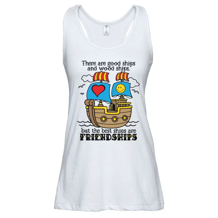 There Are Good Ships And Wood Ships Ladies Essential Flowy Tank