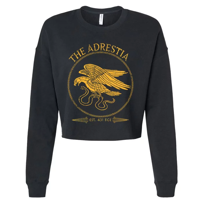 The Adrestia (Gold Variant) Cropped Pullover Crew