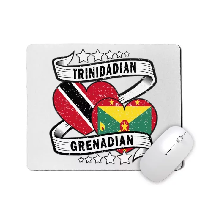 Trinidad And Grenada Flag Trinidadian And Grenadian Mousepad