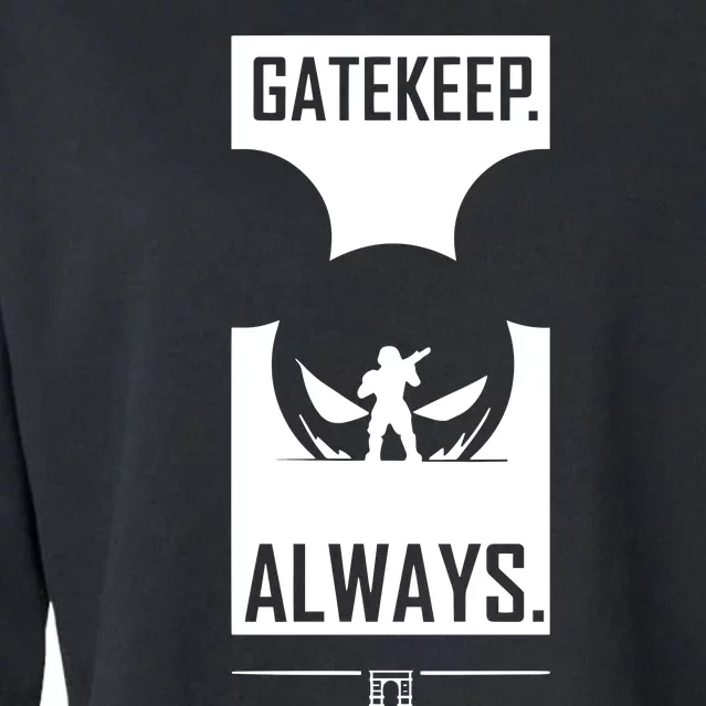 The Archcast Gatekeep Always Cropped Pullover Crew