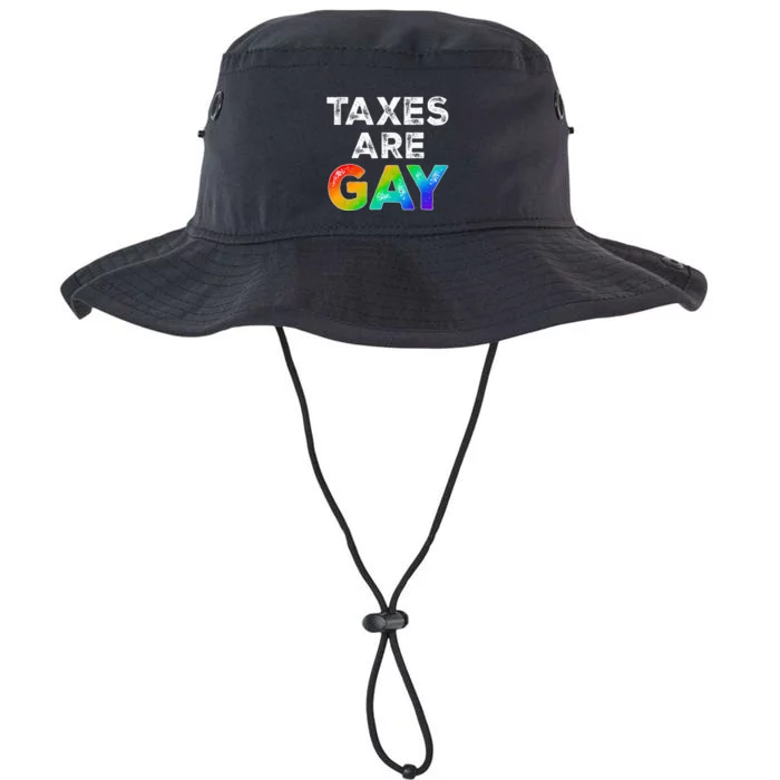 Taxes Are Gay Funny Saying 2024 Lgbt Legacy Cool Fit Booney Bucket Hat