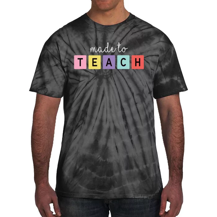 Teacher Appreciation Gift Women Happy Teachers Day Tie-Dye T-Shirt